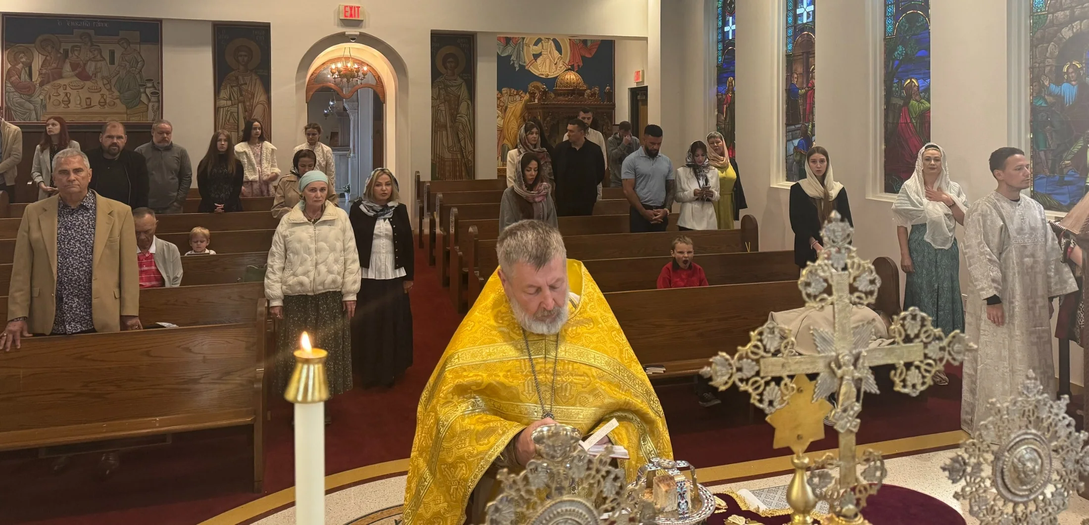 The Radiant Feast of the Resurrection of Christ — Holy Pascha 2025, featuring clergy and parishioners of Most Holy Theotokos Church in Dallas, Texas — photo 5