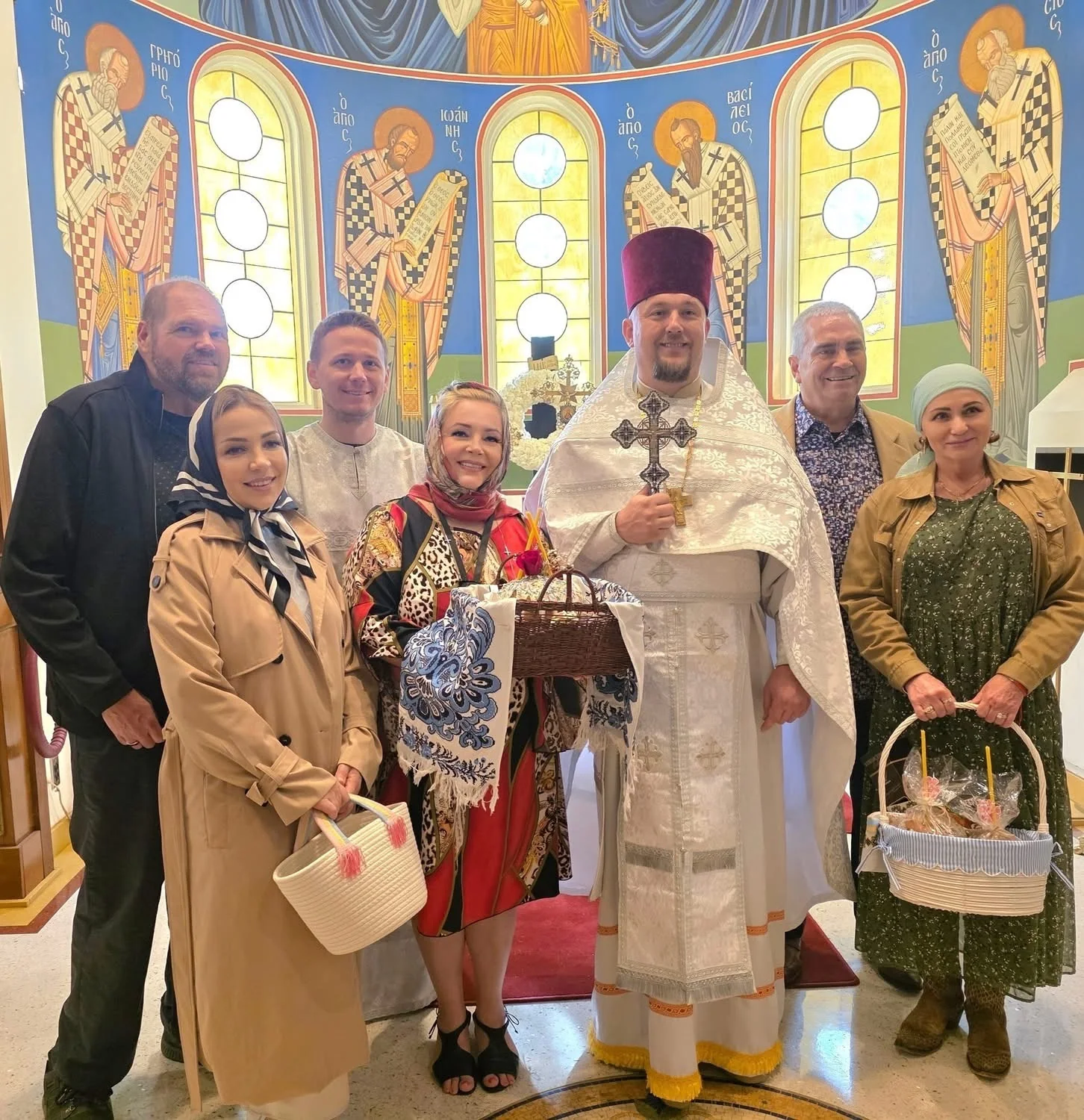 The Radiant Feast of the Resurrection of Christ — Holy Pascha 2025, featuring clergy and parishioners of Most Holy Theotokos Church in Dallas, Texas — photo 7