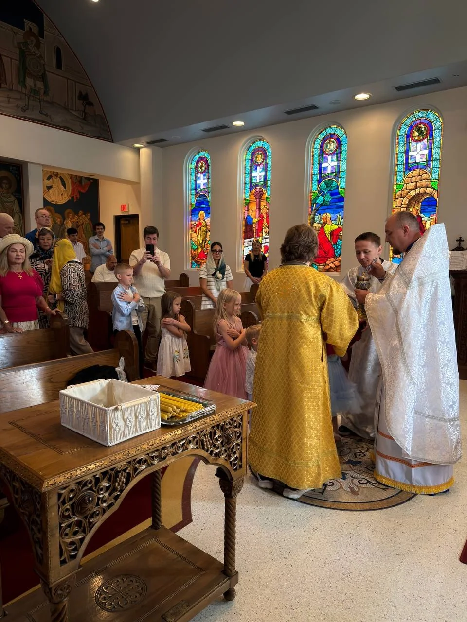 Celebration of the Nativity of the Most Holy Theotokos, featuring clergy and parishioners of Most Holy Theotokos Church in Dallas, Texas — photo 3