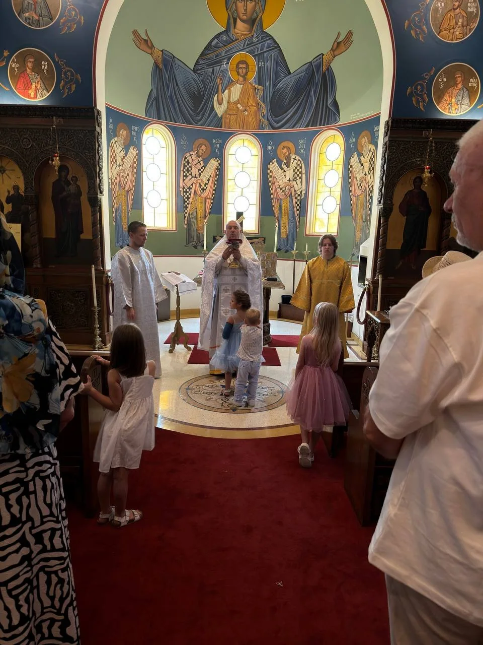 Celebration of the Nativity of the Most Holy Theotokos, featuring clergy and parishioners of Most Holy Theotokos Church in Dallas, Texas — photo 4