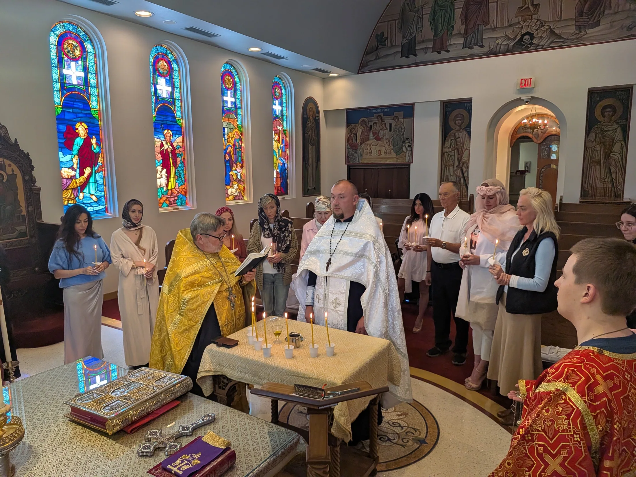 Palm Sunday — The Entry of the Lord into Jerusalem, featuring clergy and parishioners of Most Holy Theotokos Church in Dallas, Texas — photo 2