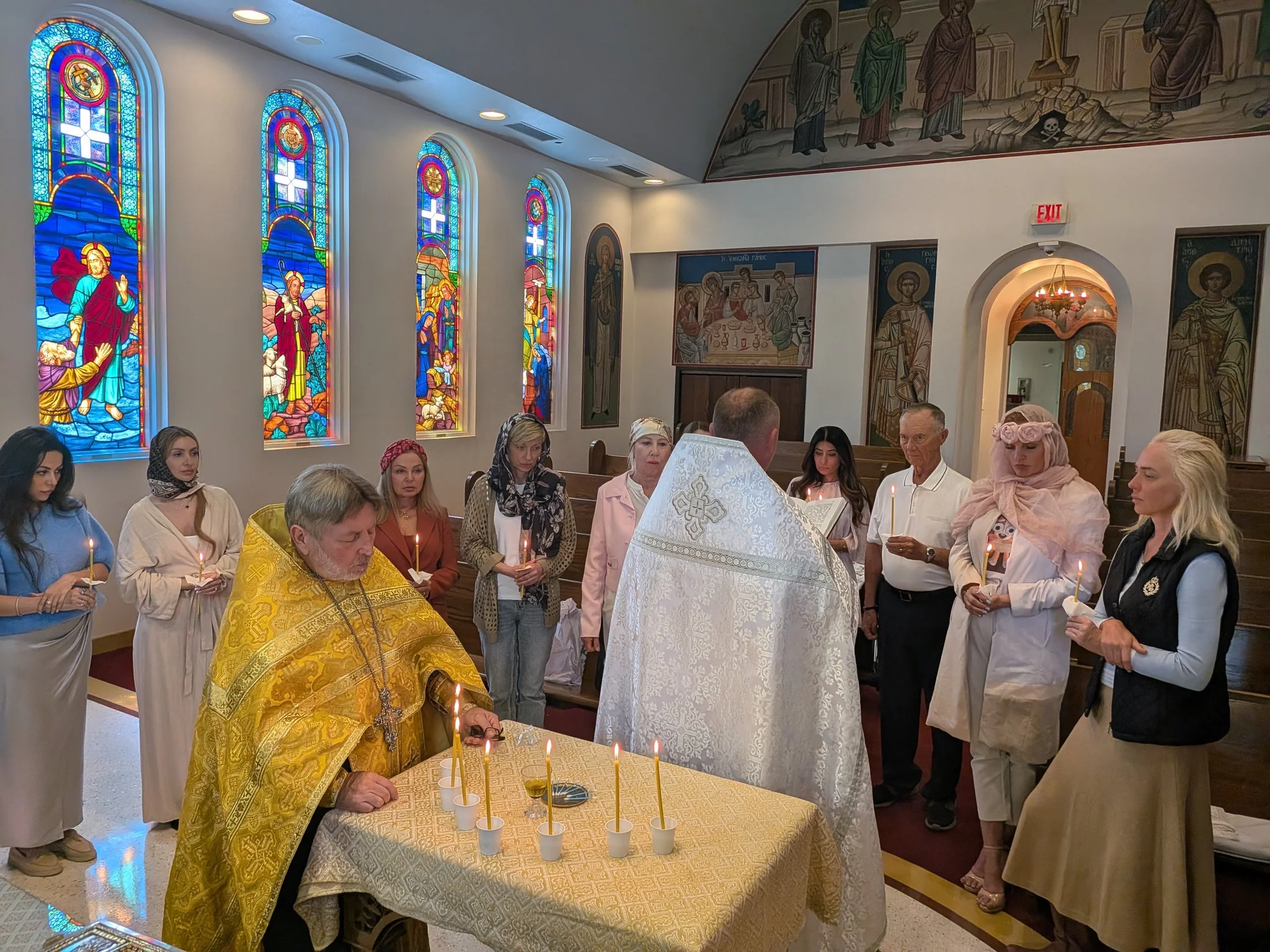 Palm Sunday — The Entry of the Lord into Jerusalem, featuring clergy and parishioners of Most Holy Theotokos Church in Dallas, Texas — photo 1