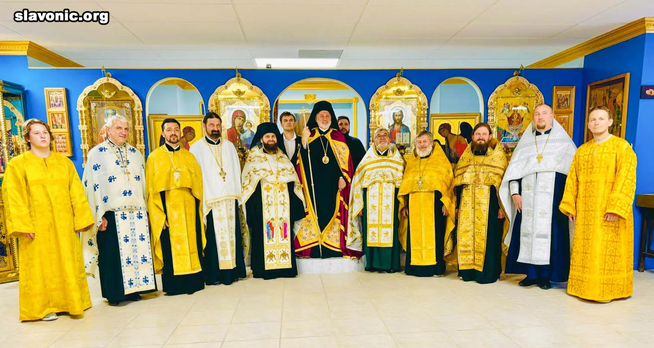 Door Opening and Blessing of the Life-Giving Spring Church in Hot Springs, featuring clergy and parishioners of Most Holy Theotokos Church in Dallas, Texas — photo 8