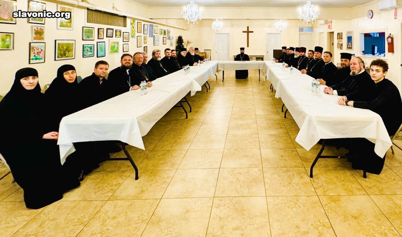 Meeting of the Slavic Orthodox Vicariate in Brooklyn, featuring clergy and parishioners of Most Holy Theotokos Church in Dallas, Texas — photo 1